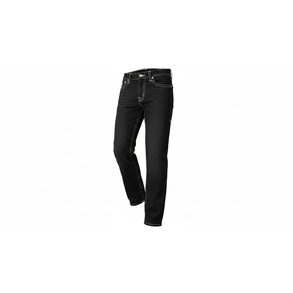 True Religion Skinny Jeans Mens 33 Blue Contrast Stitch Denim Pants